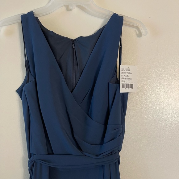 Amsale Trudy Bridesmaid dress blue - Picture 4 of 10